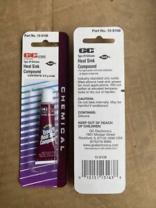 (LOT OF 24) GC ELECTRONICS SILICON Z9 ZINC OXIDE HEAT SINK COMPOUND 1OZ TUBE