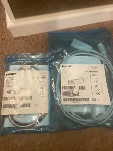 PHILIPS M1669A &amp; M1671A Three-Lead (White, Red, &amp; Black)Monitor Interface Cables