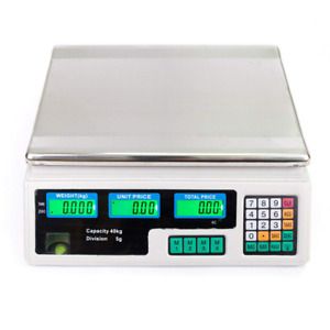 Food Deli Electronic Weight Scale Meat Price Computing Digital Display