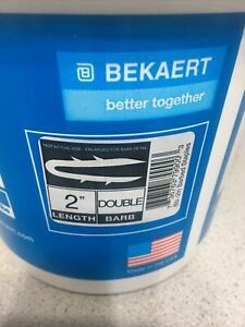 Bekaert 187246  8 lb  2&#034;  Double Barbed Fence Staples