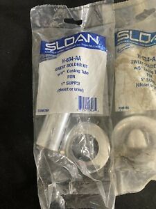 Sloan H-634-AA SWEAT SOLDER Kit w/ 6&#034; Casing Tube for 1&#034; Supply (closet-urinal)