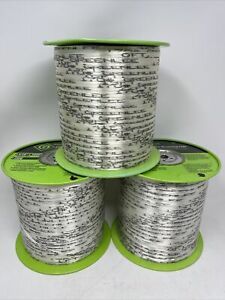 Lot of (3) Greenlee 435 Polyester Conduit Measuring Tape, 3/16&#034; x 3000 ft Each