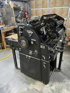ABDICK 375 Pro Offset press w/ T51 Head, Inks, Plates, Punch - 1 or 2 Color