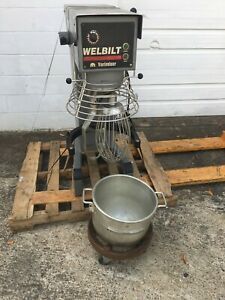 WELBILT VARIMIXER 40 QT PLANETARY MIXER WITH Bowl, Whip, Paddle, Shield &amp; Dolly