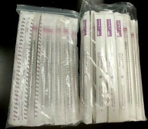 Falcon/VWR 25 mL serological pipettes, sterile, plugged, individual wrap, 77 ct