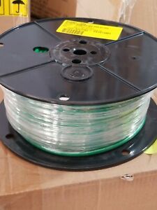 250&#039; FT Spool Of Green 8 AWG UL 1028 LEAD WIRE 133 STRAND 105C 600V PVC GREEN