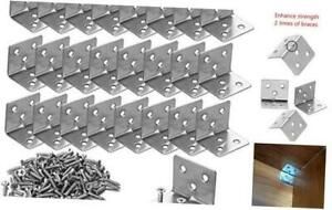 PCS Heavy Duty Stainless Steel Corner Braces L Shape Brackets 30*30*38*1.5 24