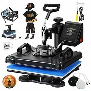 Heat Press Machine 12&#034; X 15&#034; Professional Swing Away Heat Blue and Black