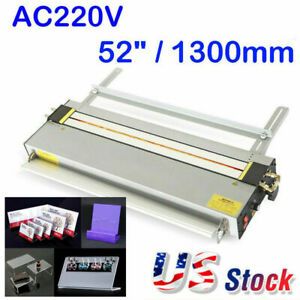 Upgrade 220V 52&#034; Acrylic Bender Plastic PVC Bending Machine Infrared Calibration