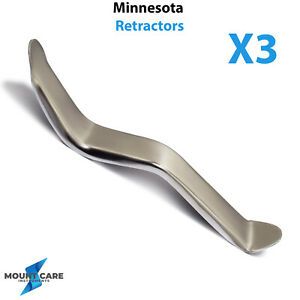 X3 Minnesota Cheek Tongue  Mouth Retractor Dental Surgical Instruments