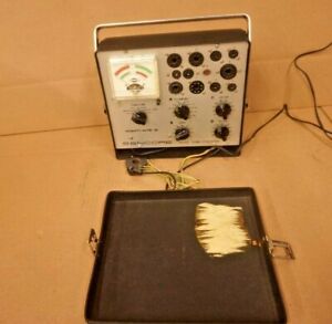 Vintage Sencore TC-130 Mighty Mite III Tube Tester Vacuum Tube Tester &amp; Manual