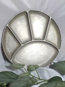 One Vintage Bon Chef Pewter/Armetale Divider Plate