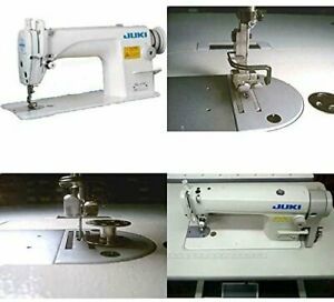 Juki Heavy Material Industrial Straight Stitch Sewing Machine, Table &amp; Servo...