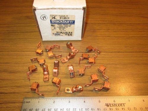 Copper Terminal Lug Connectors 6 Str - 14 AWG Wire Cable One Hole #10 Bolt 3/16&#034;