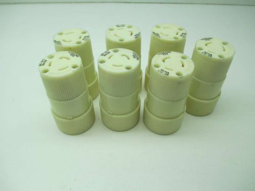 Lot 7 new bryant l10-20r 20a 125/250v female twist lock connector d392288 for sale