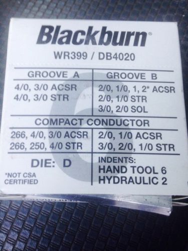 Lot (5) Blackburn® H Tap Compression Connectors WR399 78378610010