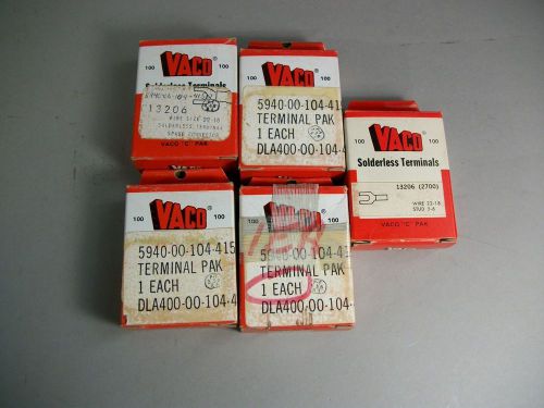 500 pieces vaco 13206 non-insulated terminal fork 22-18 - new for sale