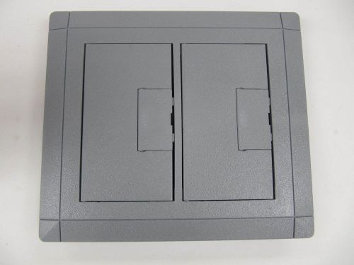Nib carlon e9762s two gang rectangular floor box receptacle cover non-metallic for sale