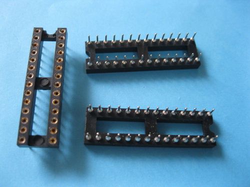 170 x ic socket adapter round 28 pin headers &amp; (ic)sockets pitch 2.54mm x=7.62mm for sale