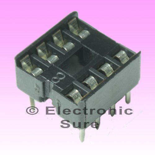 60 x 8 pin DIP IC Socket Solder Type 2.54mm DIP-8