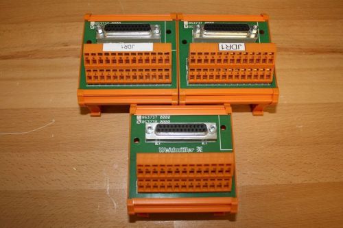 Weidmuller rs sd25 bz 25pin female breakout terminal interface module 8537380000 for sale