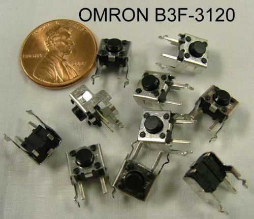 ( 20 PC.) OMRON P/N B3F-3120 MINI TACTILE SWITCH, NEW