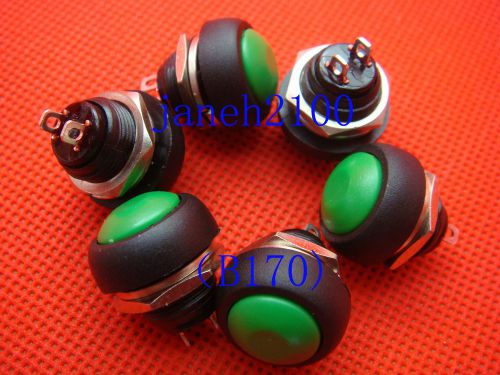 Lot-4 green momentary off-(on) push button outdoor horn switch 110v-240v (b170) for sale