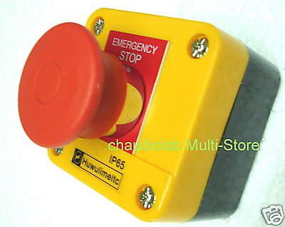 1x new emergency stop pull-push control station ip65 hb #b89767 for sale