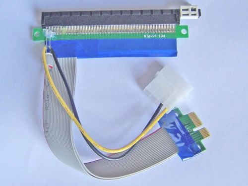 150mm PCI-E PCI-Express cable X1 TO X16 Riser Card Extender / For Bitcoin mining