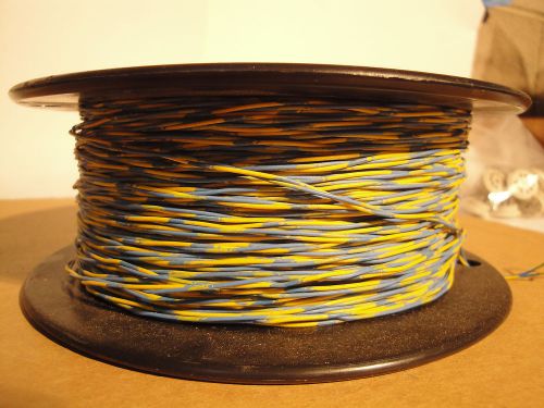 1000 FEET 24 Awg 2 Conductor SOLID Core TWISTED PAIR UL PVC HOOKUP WIRE