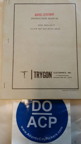 TRYGON PHR20-10B OV SILICON HALF RACK MODULE SERIES INSTRUCTION MANUAL  R3-S45