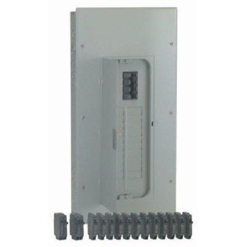 200 amp load center 20-space 40-circuit main ge panel includes 14 breakers for sale