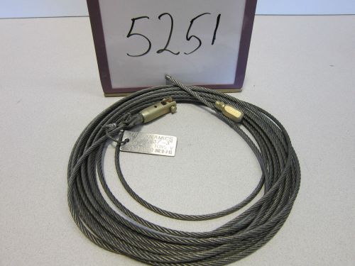 Wire Rope Assembly - Unidynamics Part #: 12251100-19 Serial #: HHI124285-2
