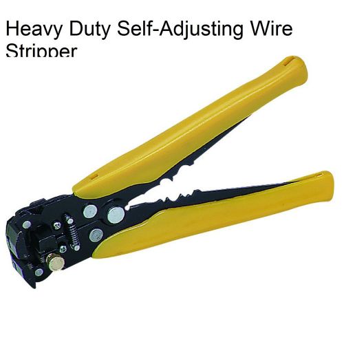 Heavy duty self-adjusting wire strippers   electrical insulated / bare terminals for sale