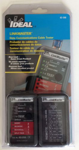 IDEAL LINKMASTER 62-200 Data Communications Cable Tester, Black, Ships for FREE!