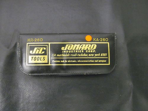 Jonard ka 260 kr260  molex pin insertion tool kit 3 sizes made in the usa for sale