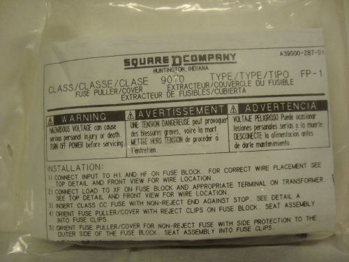 9070 FP1 SQD Set of 3 Fuse Pullers/Covers, New in Package