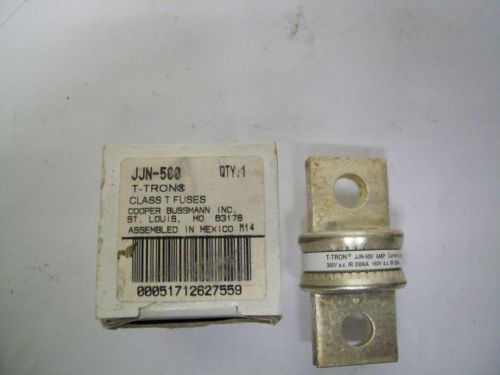 Cooper bussman jjn-500 class t fuse 500 amp 300 volt  new in box for sale