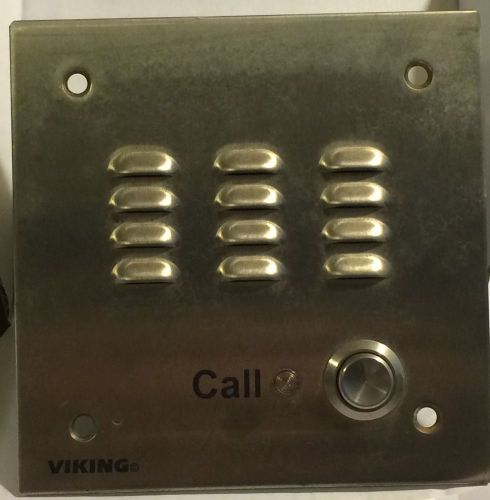 VIKING E-30 STAINLESS STEEL CALL BOX SPEAKER PHONE