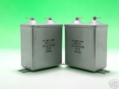 15x  paper + oil mbgch-1 - 0.5uf 750v pio capacitors for sale