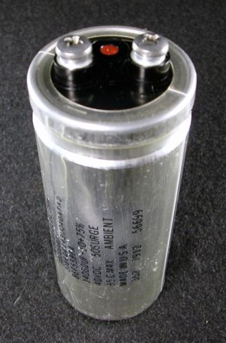 New mepco/electra 86f558fa electrolytic capacitor 14000mfd 40v vdc 14000uf lugs for sale