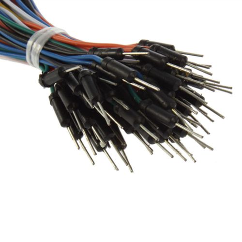 65Pcs Male to Male Solderless Flexible Breadboard Jumper Cable Wires For Arduino