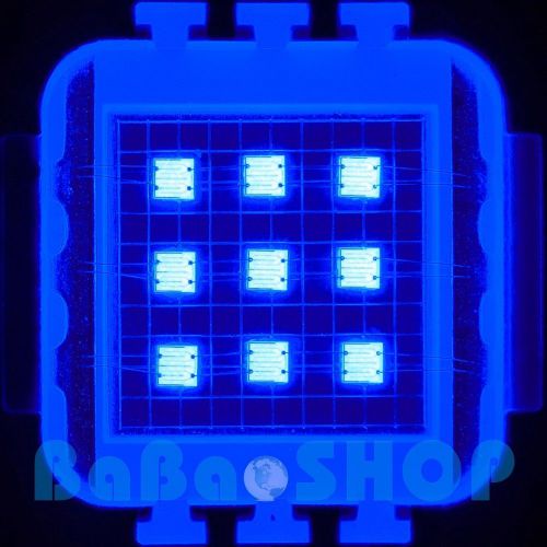 5pcs 10W Royal Blue 452nm-455nm High Power LED Lamp Light 200-300Lm for Aquarium