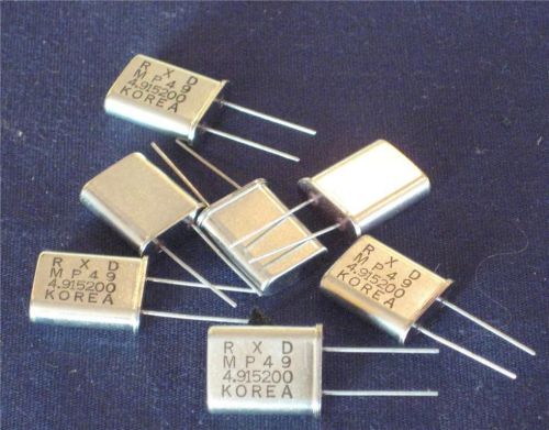 Crystal HC-49 4.9152 Mhz HC49 4.9152MHz Crystals 50 pcs