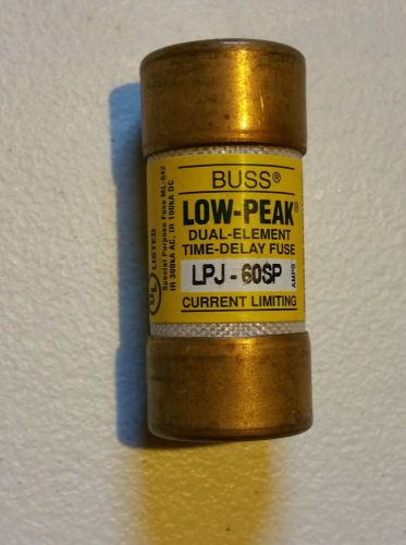 (1) fuse buss fuse low peak lpj-60sp for sale