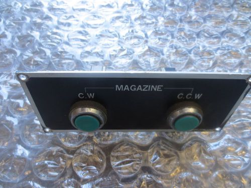 Leadwell mcv-550s cnc mill magazine c.w c.c.w 2 switch control panel for sale
