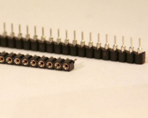 Machined Pin Header, Female 40 pos. precision  machine socket (x2 -: