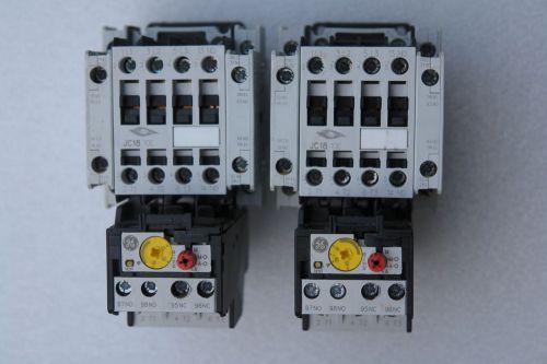 Springer Contactor JC18A310T, GE RT1N Overload Relay &amp; BCLL11 Auxiliary Contact