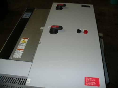 Motor control center/vfd 15 hp trane tr1 series vfd. on 26&#034;w x 41&#034;h wall panel for sale