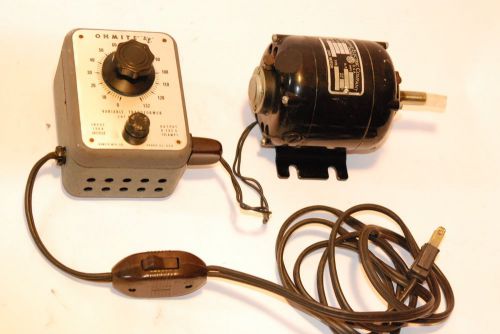 BODINE ELECTRIC COMPANY NSE-11R &amp; OHMITE VARIABLE TRANSFORMER CAT. No. VT02F